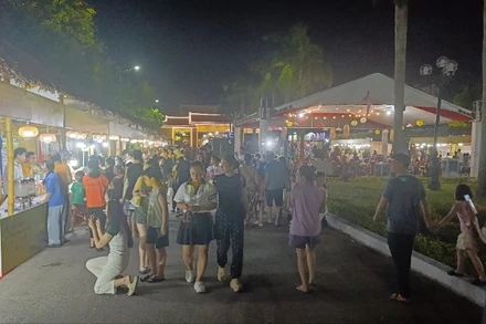 Liên hoan Văn hóa Ẩm thực xứ Thanh thu hút sự quan tâm của rất đông người dân. 