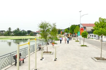 Chương trình xây dựng nông thôn mới ở Thanh Hóa đạt nhiều kết quả ấn tượng.