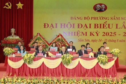 Đảng bộ phường Sầm Sơn tổ chức Đại hội đại biểu lần thứ I.