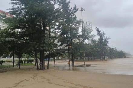 Sầm Sơn trước bão.