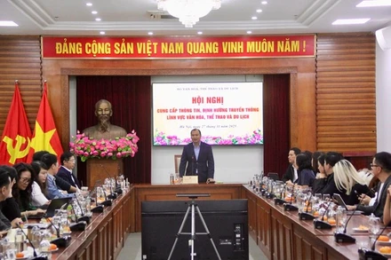 Hội nghị cung cấp thông tin, định hướng truyền thông lĩnh vực văn hóa, thể thao và du lịch tháng 11/2025.