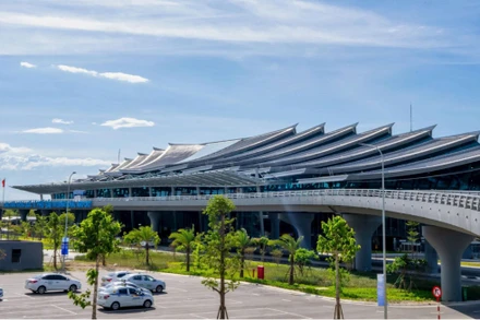 Nhà ga hành khách T2, Cảng Hàng không quốc tế Phú Bài (Huế) - công trình giải Vàng tại Giải thưởng Kiến trúc quốc gia 2025. (Ảnh Ban Tổ chức)