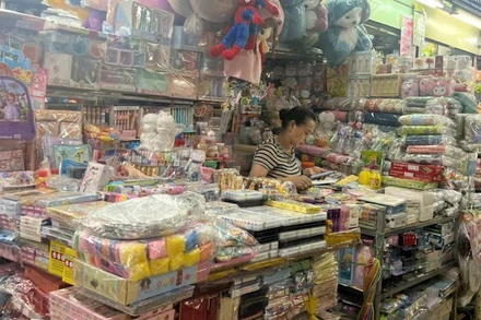 Hộ kinh doanh trong Chợ Đồng Xuân (Hà Nội).