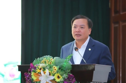 Ông Trịnh Ngọc Chung - Cục trưởng Cục Văn hóa các dân tộc Việt Nam phát biểu tại Hội nghị. (Ảnh: Việt Hùng, Bộ Văn hóa, Thể thao và Du lịch)