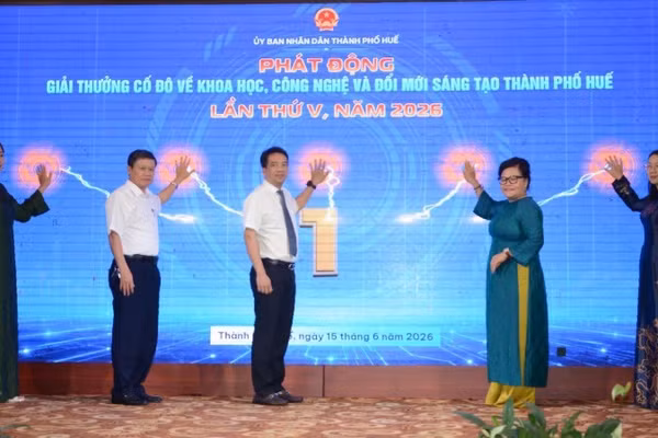 Thời gian nhận hồ sơ tham dự giải thưởng từ ngày 15/6 đến hết ngày 15/9/2026.