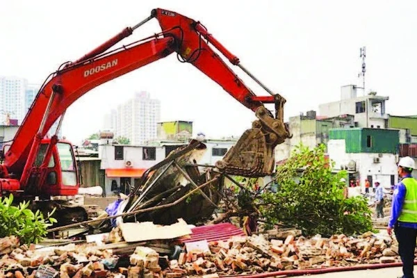 Giải phóng mặt bằng đường vành đai 2,5.