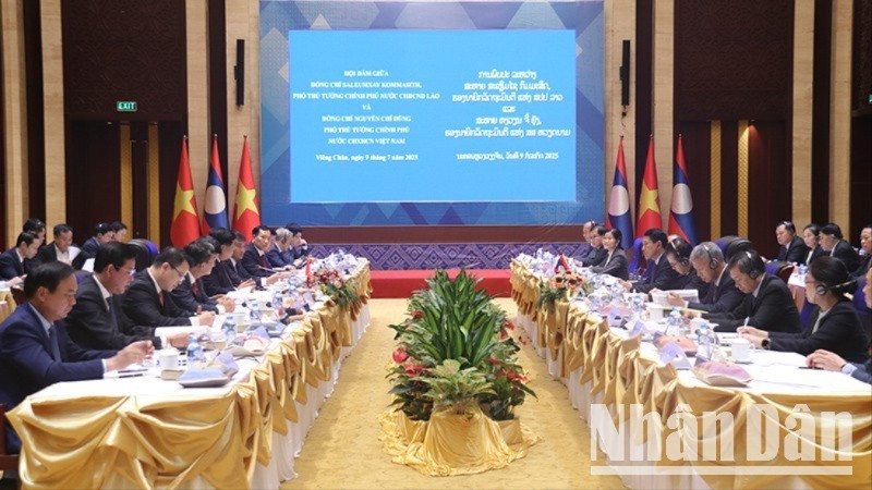 Quang cảnh tọa đàm. (Ảnh: HẢI TIẾN)