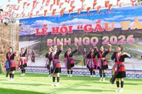 Hội Gầu Tào do xã biên giới Nà Bủng tổ chức thu hút hàng nghìn người dân, du khách về tham dự. 