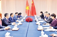 Các quan chức ngoại giao Việt Nam và Trung Quốc hội đàm ở Vân Nam, Trung Quốc. (Ảnh: Đại sứ quán Việt Nam tại Trung Quốc)