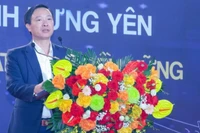 Thiếu tướng Nguyễn Ngọc Cương, Phó Chủ tịch Hiệp hội Dữ liệu Quốc gia (NDA) phát biểu tại Diễn đàn Khoa học Công nghệ “Đổi mới sáng tạo và Chuyển đổi số tỉnh Hưng Yên 2025”.