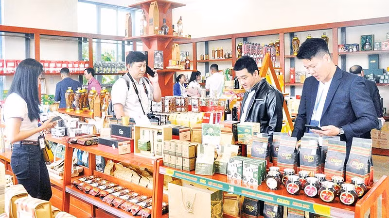 Du lịch canh nông gắn với những câu chuyện về các sản phẩm OCOP địa phương.