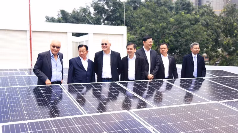 Hệ thống điện mặt trời áp mái tại VSIP 3, Thành phố Hồ Chí Minh.