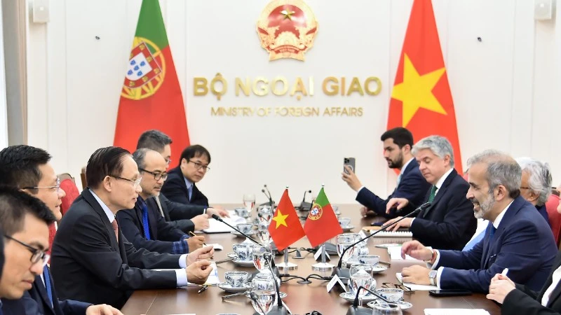 Bộ trưởng Lê Hoài Trung và Bộ trưởng Paulo Rangel thúc đẩy quan hệ Việt Nam - Bồ Đào Nha và EU