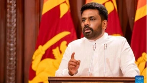 Tổng thống Sri Lanka Anura Kumara Dissanayaka. (Ảnh: Xinhua)