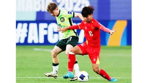 U17 Việt Nam đã tự tin cầm hòa đối thủ mạnh U17 Australia. Ảnh: GETTY