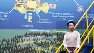 Mai Quỳnh Anh đang là nghiên cứu viên tại JINR. 