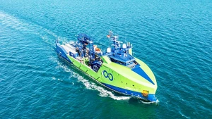 Tàu tìm kiếm của Ocean Infinity. Ảnh: AP