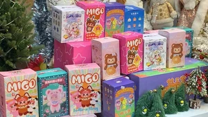 Hộp túi mù Baby Three trở thành cơn sốt thời gian gần đây. (Ảnh: GIA ÂN)