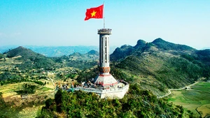 Cột cờ Lũng Cú. Ảnh: CTV