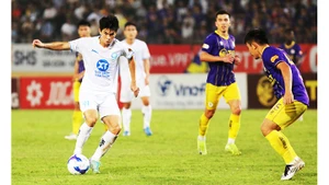 V.League có khả năng nghỉ dài nếu đội tuyển U23 Việt Nam tham dự Vòng chung kết U23 châu Á. Ảnh: LÊ MINH