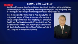 [Video] Thông cáo đặc biệt về Lễ Quốc tang nguyên Chủ tịch nước Trần Đức Lương