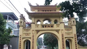 Vẻ đẹp làng Chùa, xã Sơn Công, Hà Nội. Ảnh: Quang Thiều