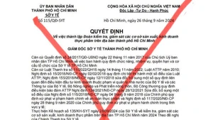 Các đối tượng lừa đảo giả mạo các quyết định lập đoàn kiểm tra nhằm lừa đảo.