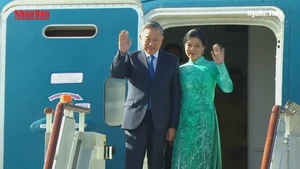 [Video] Tổng Bí thư Tô Lâm và phu nhân đến sân bay Vnukovo 2, bắt đầu chuyến thăm Nga