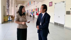 Phó Chủ tịch Hội Hữu nghị và Hợp tác Việt Nam-Pháp, Nguyễn Lân Trung. (Ảnh: Minh Hạnh)