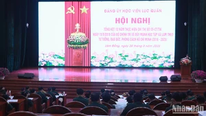Đảng ủy Học viện Lục quân tổ chức tổng kết 10 năm triển khai thực hiện Chỉ thị số 05.