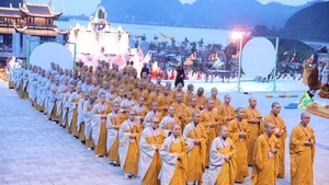 Hình ảnh tại Đại lễ Phật đản Liên hợp quốc Vesak (năm 2019).