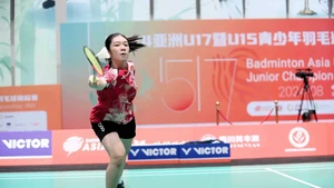 Tay vợt Nguyễn Thị Thu Huyền.