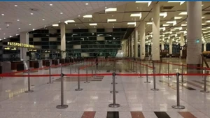 Sân bay quốc tế Islamabad (Pakistan) đóng cửa ngày 7/5/2025. (Ảnh: THX/TTXVN)