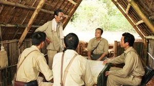 Một cảnh trong phim truyện "Nhà tiên tri" về hình tượng Chủ tịch Hồ Chí Minh.