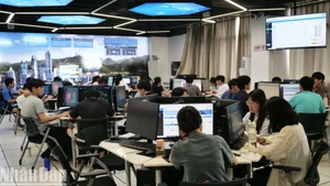 Một lớp học công nghệ cao tại Trường Đại học Kỹ thuật và Nghề nghiệp Thâm Quyến.