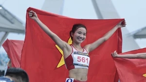 [Ảnh] Ấn tượng khoảnh khắc Nguyễn Thị Oanh đi vào lịch sử tại SEA Games 32