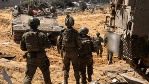 Binh sỹ Israel được triển khai tại Dải Gaza. (Ảnh: THX/TTXVN) 