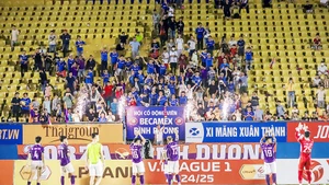 Khán đài “đìu hiu” tại các trận đấu V.League. (Ảnh: BDFC)