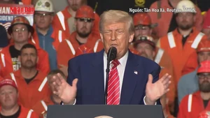 [Video] Ông Donald Trump tuyên bố tăng gấp đôi thuế nhập khẩu nhôm, thép vào Mỹ