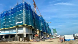 Một dự án nhà ở xã hội đang được triển khai.