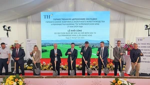 Lễ khởi công dự án chăn nuôi bò sữa và chế biến sữa của Tập đoàn TH tại Primorsky Krai (Liên bang Nga).