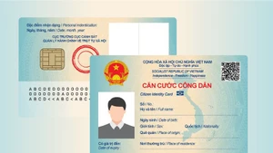 Mẫu căn cước công dân. (Ảnh minh họa nhandan.vn)