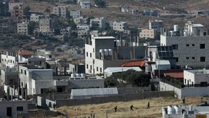 Lực lượng Israel được nhìn thấy trong một cuộc đột kích tại Nablus, phía bắc Bờ Tây. (Ảnh: Tân Hoa xã)