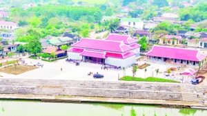 Khu lưu niệm Tổng Bí thư Lê Duẩn được bảo tồn, tôn tạo khang trang.