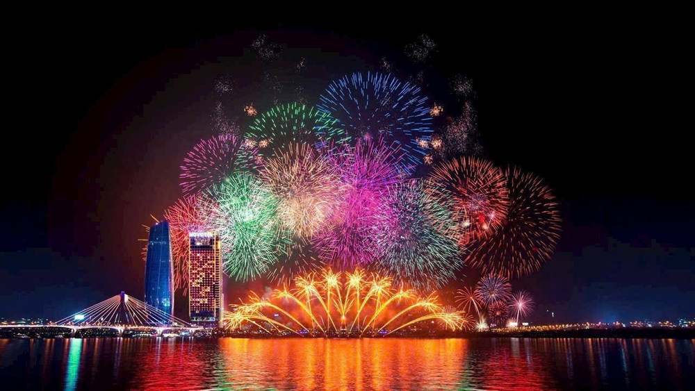 Vẻ đẹp Đà Nẵng trong lễ hội pháo hoa quốc tế 2025. (Ảnh: PV) danang.jpg