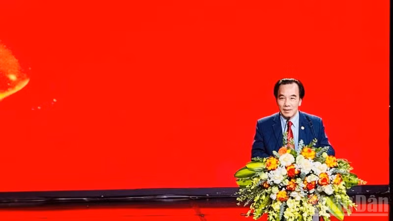 Tiến sĩ Ngô Sách Thực, Ủy viên Đoàn Chủ tịch Ủy ban Trung ương Mặt trận Tổ quốc Việt Nam, Chủ tịch Hội Cứu trợ trẻ em tàn tật Việt Nam. (Ảnh: HNV)