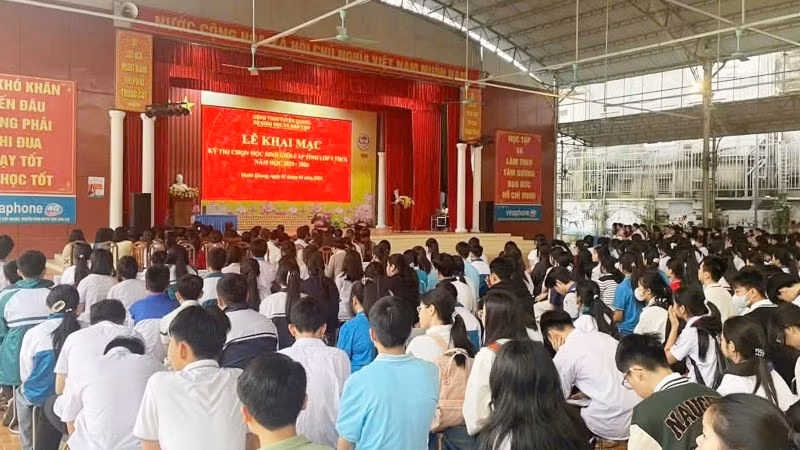 Tuyên Quang khai mạc kỳ thi chọn học sinh giỏi cấp tỉnh năm học 2025-2026.