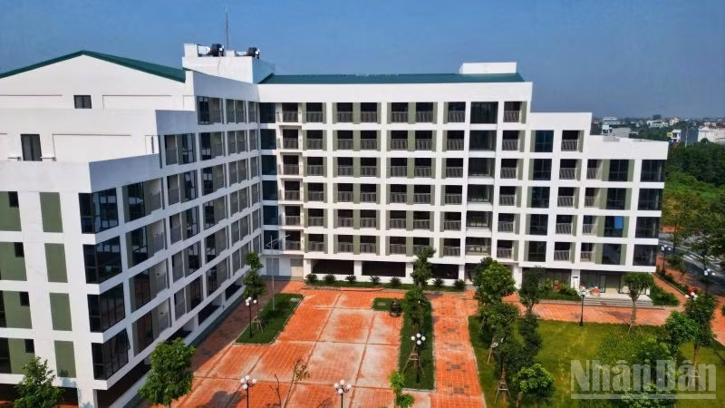Nhà ở xã hội là một chính sách góp phần vào bảo đảm an sinh xã hội. (Ảnh: HNV)