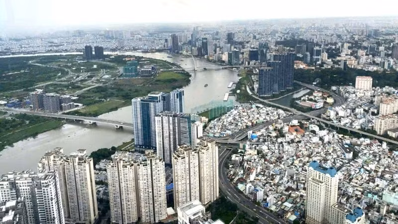 Mức độ quan tâm đến bất động sản thuộc Thành phố Hồ Chí Minh (mới) tăng 13%, phần nào cho thấy sức bật tốt của thị trường này sau sáp nhập. (Ảnh: HNV)