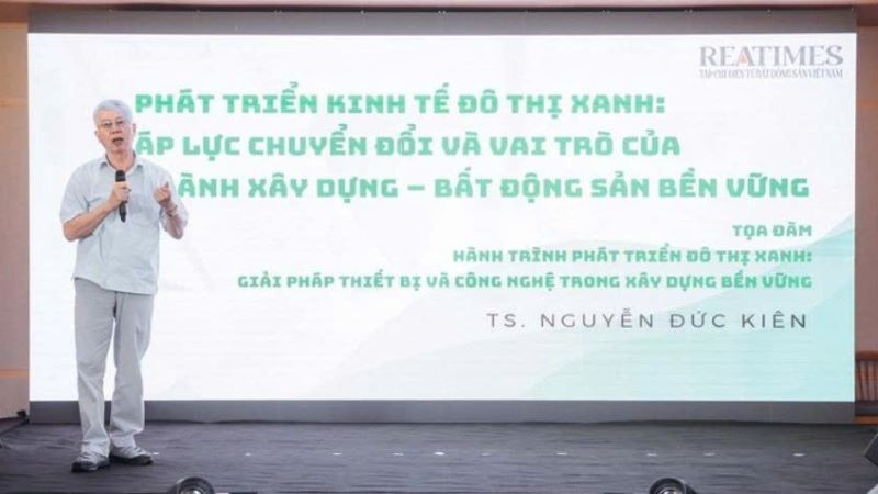 Tiến sĩ Nguyễn Đức Kiên, nguyên Phó Chủ nhiệm Ủy ban Kinh tế của Quốc hội, Tổ trưởng Tổ tư vấn kinh tế của Thủ tướng. (Ảnh: PV) xanhhoa4.jpg